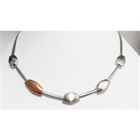 Necklace Yukey Woman in Steel KCLD1840 - KCLD1840